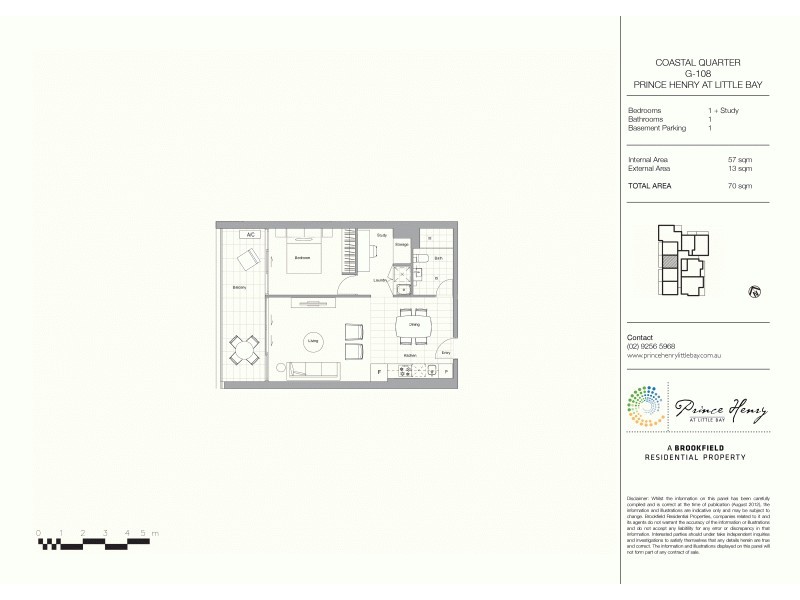 108/26 Harvey Street, Little Bay NSW 2036 Floorplan