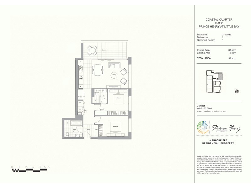 303/26 Harvey Street, Little Bay NSW 2036 Floorplan