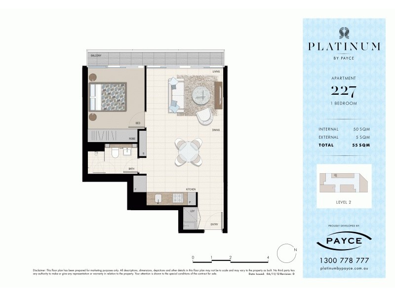 227/8 Victoria Park Parade, Zetland NSW 2017 Floorplan