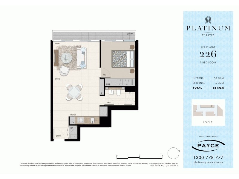 226/8 Victoria Park Parade, Zetland NSW 2017 Floorplan