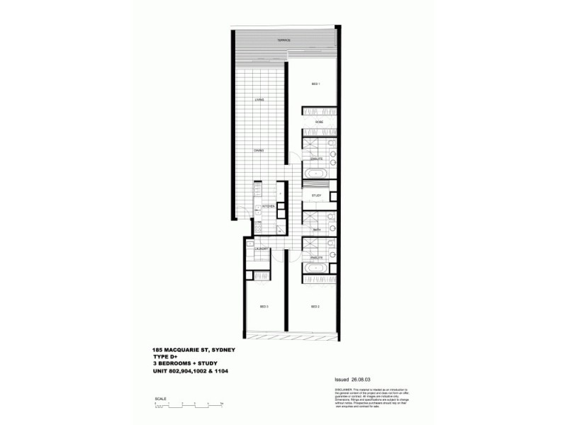 1002/185 Macquarie Street, Sydney NSW 2000 Floorplan