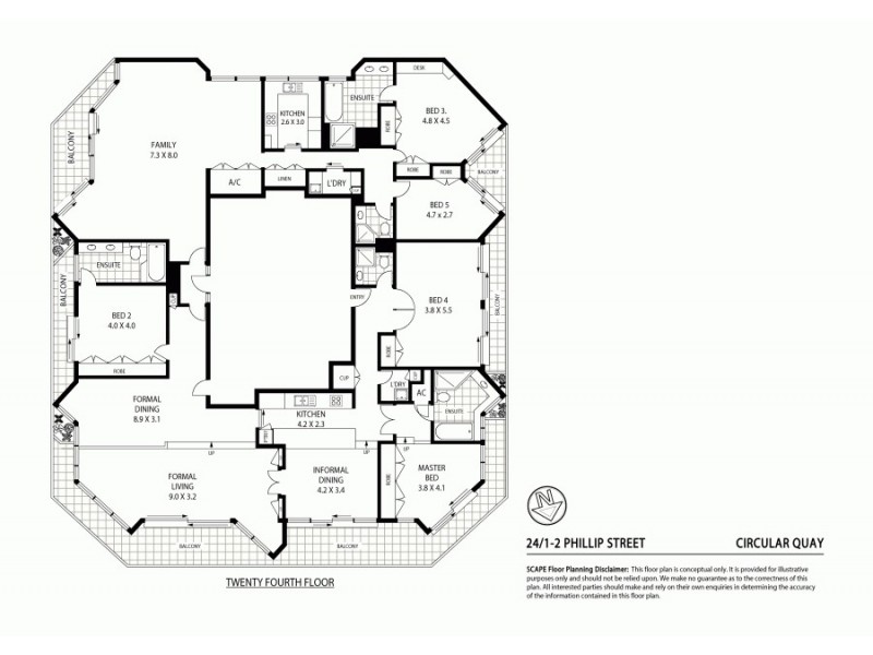24.1/2 Phillip Street, Sydney NSW 2000 Floorplan