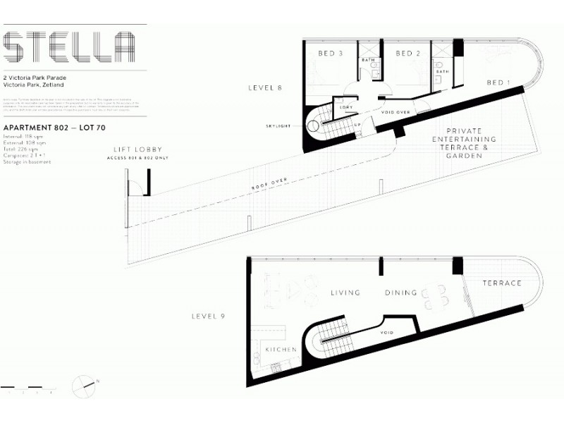 802/2 Victoria Park Parade, Zetland NSW 2017 Floorplan