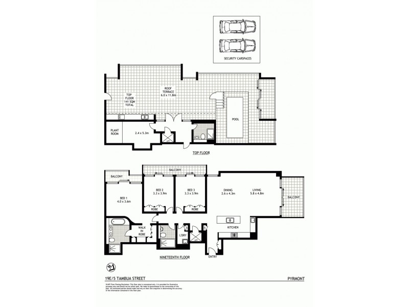 19E/5 Tambua Street, Pyrmont NSW 2009 Floorplan