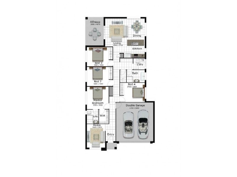 Bellbird Park QLD 4300 Floorplan