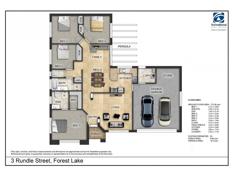 3 Rundle Street, Forest Lake QLD 4078 Floorplan