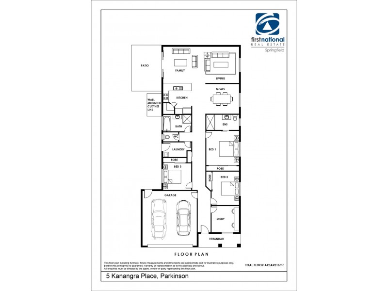 5 Kanangra Place, Parkinson QLD 4115 Floorplan
