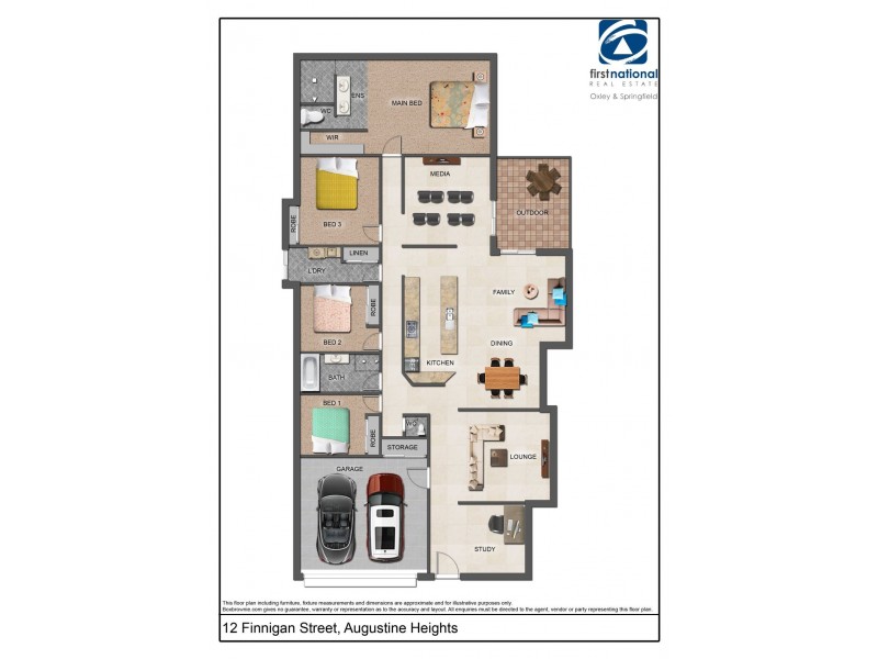 12 Finnigan Street, Augustine Heights QLD 4300 Floorplan