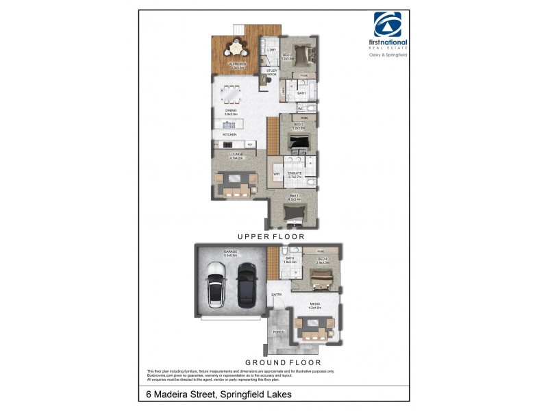 6 Madeira Street, Springfield Lakes QLD 4300 Floorplan