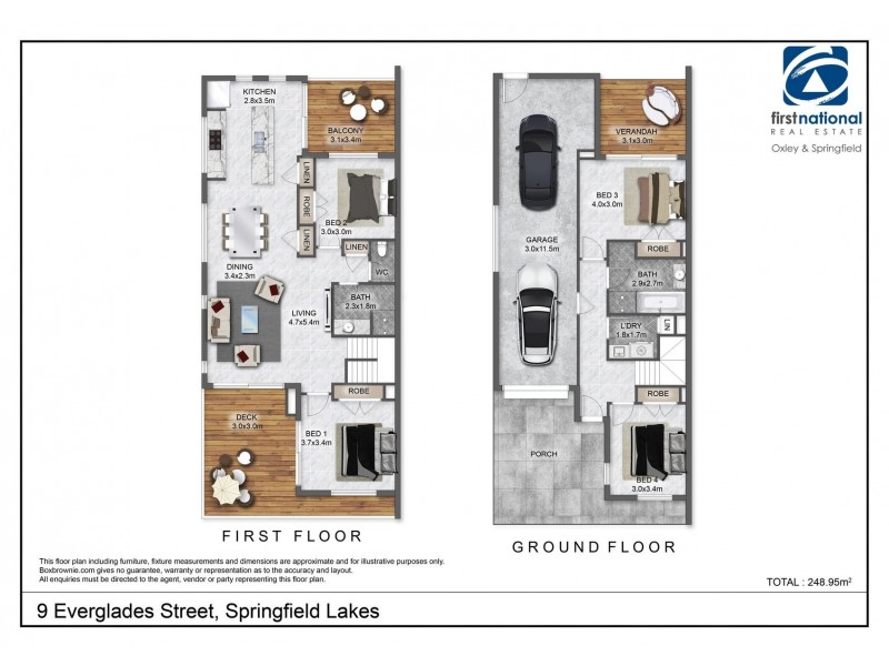 9 Everglades Street, Springfield Lakes QLD 4300 Floorplan