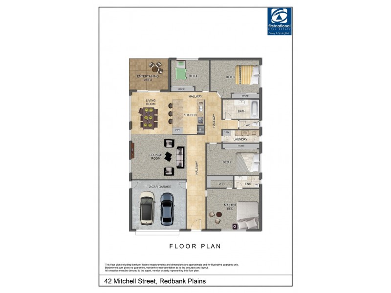 42 Mitchell Street, Redbank Plains QLD 4301 Floorplan