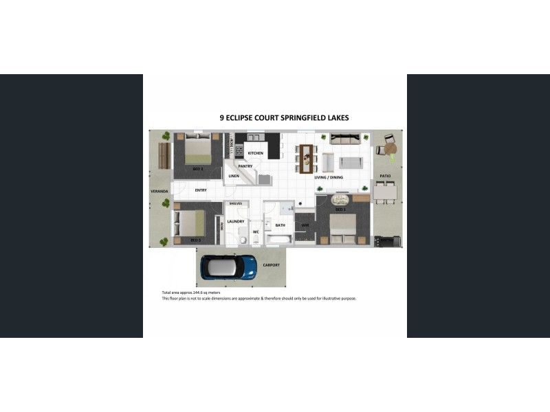 9 Eclipse Court, Springfield Lakes QLD 4300 Floorplan