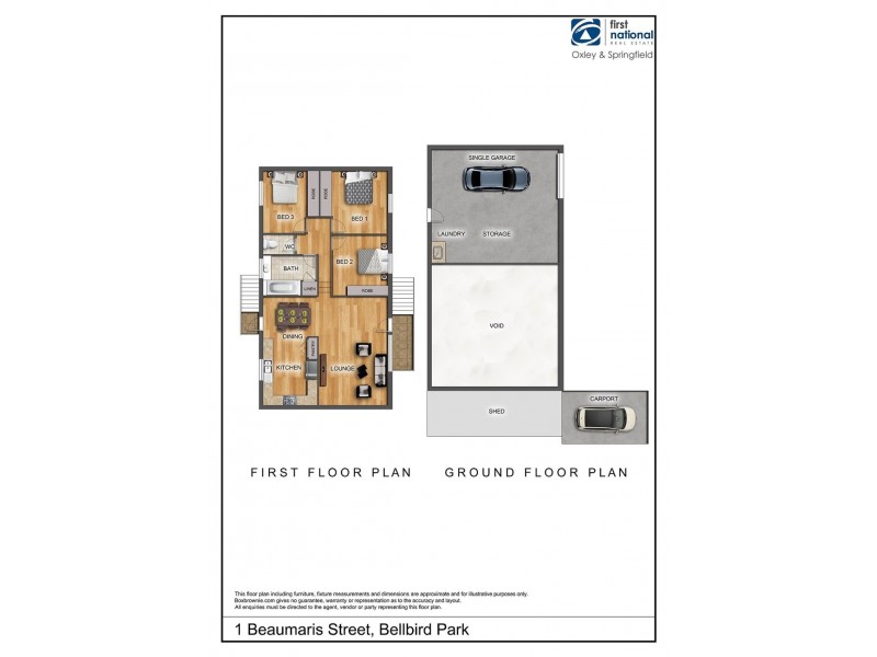 1 Beaumaris Street, Bellbird Park QLD 4300 Floorplan
