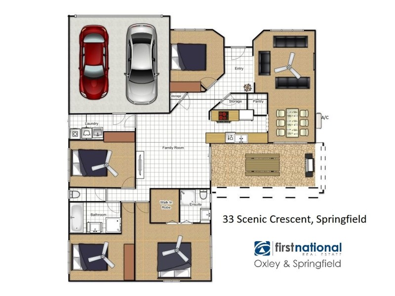 33 Scenic Crescent, Springfield QLD 4300 Floorplan