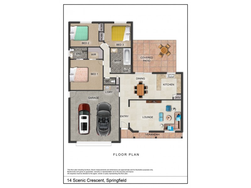 14 Scenic Crescent, Springfield QLD 4300 Floorplan