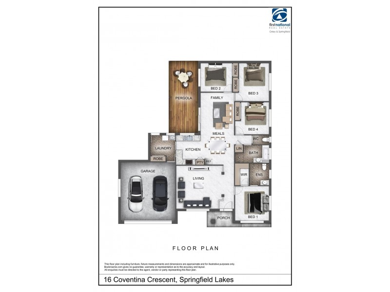 16 Coventina Crescent, Springfield Lakes QLD 4300 Floorplan