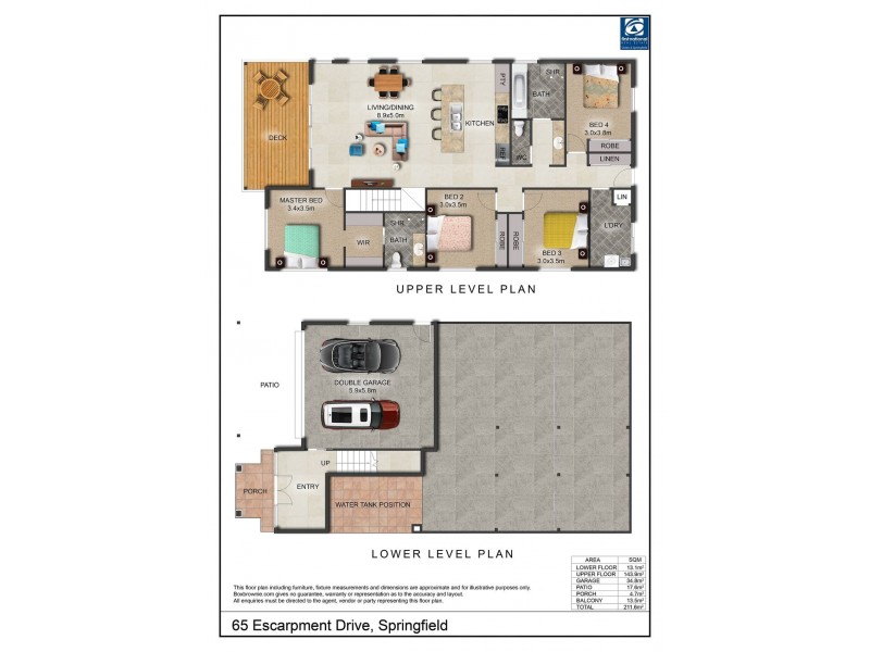 65 Escarpment Drive, Springfield QLD 4300 Floorplan