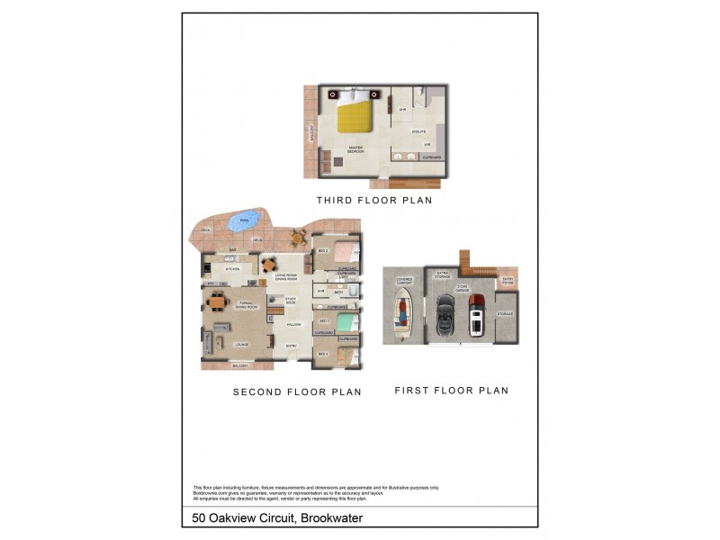 50 Oakview Circuit, Brookwater QLD 4300 Floorplan