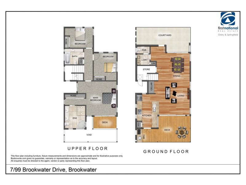 7/99 Brookwater Drive, Brookwater QLD 4300 Floorplan