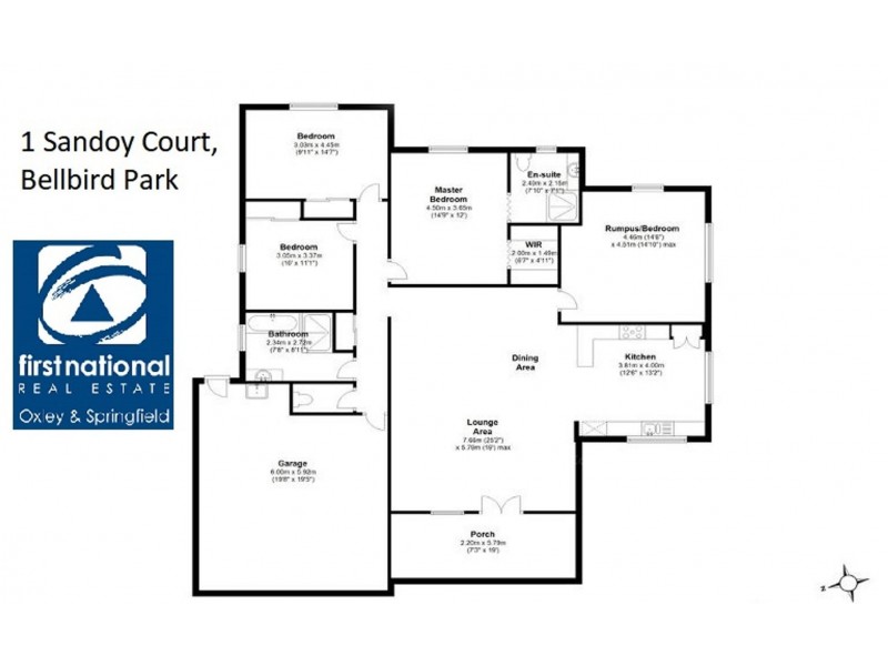 1 Sandoy Court, Bellbird Park QLD 4300 Floorplan