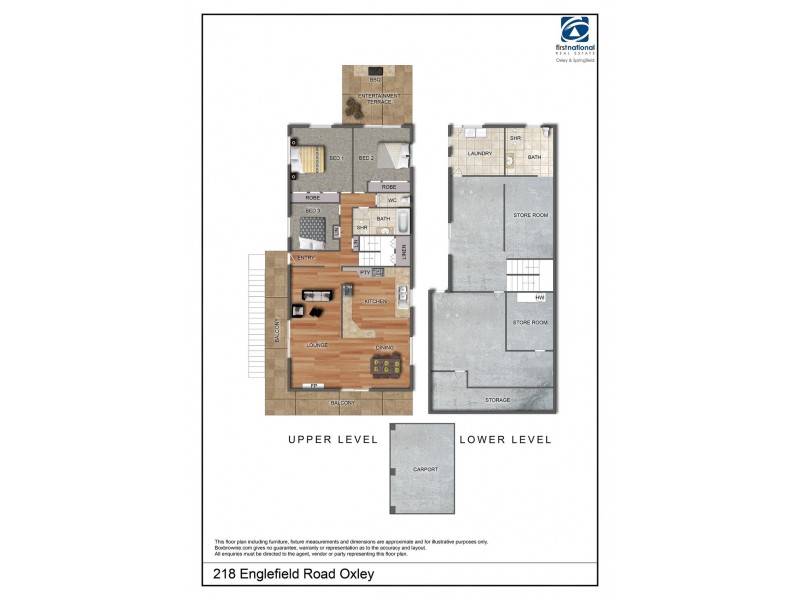 218 Englefield Road, Oxley QLD 4075 Floorplan