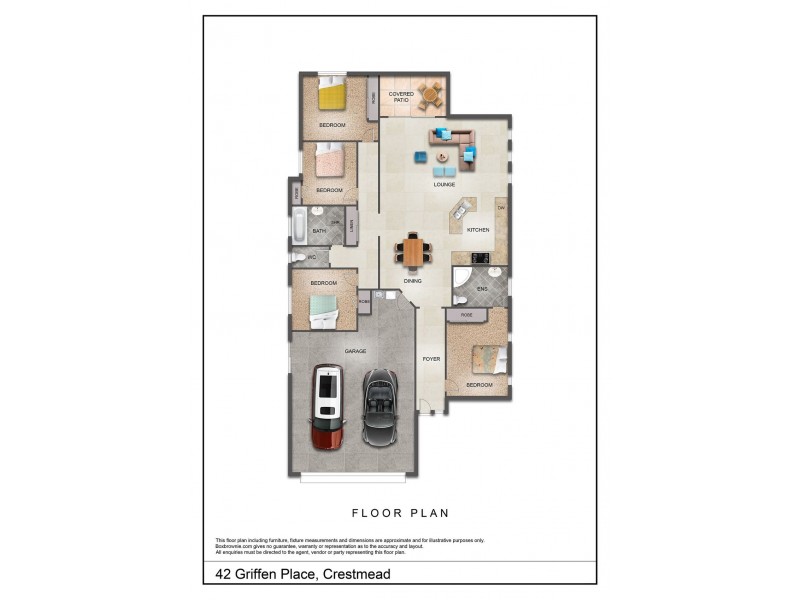 42 Griffen Place, Crestmead QLD 4132 Floorplan