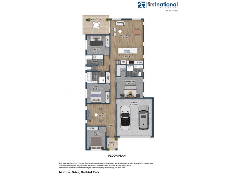 14 Korac Drive, Bellbird Park QLD 4300 Floorplan