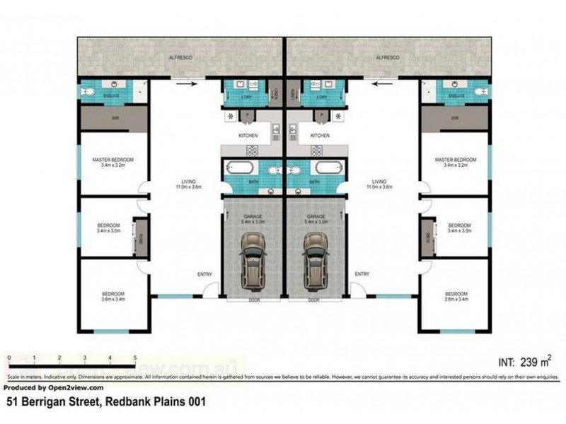 2/51 Berrigan Street, Redbank Plains QLD 4301 Floorplan