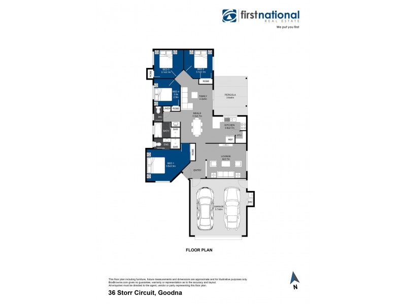 36 Storr Circuit, Goodna QLD 4300 Floorplan
