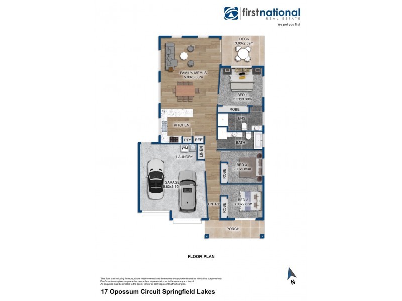 17 Opossum Circuit, Springfield Lakes QLD 4300 Floorplan