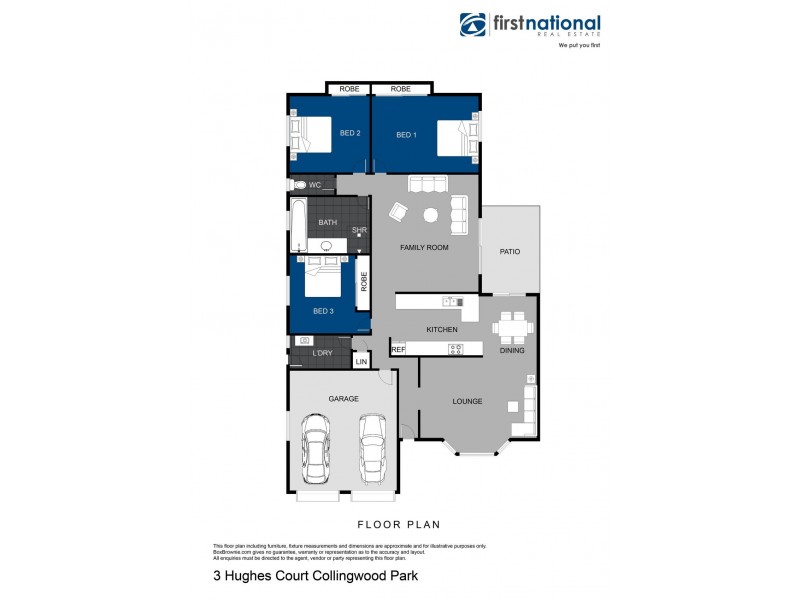 3 Hughes Court, Collingwood Park QLD 4301 Floorplan