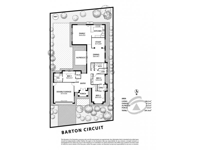 34 Barton Circuit, Mount Barker SA 5251 Floorplan