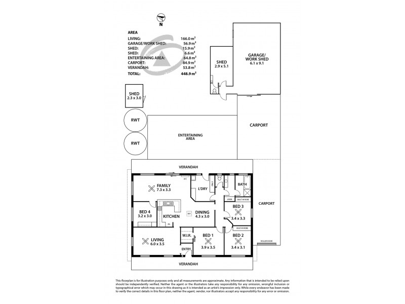 14 Berry Smith Drive, Strathalbyn SA 5255 Floorplan