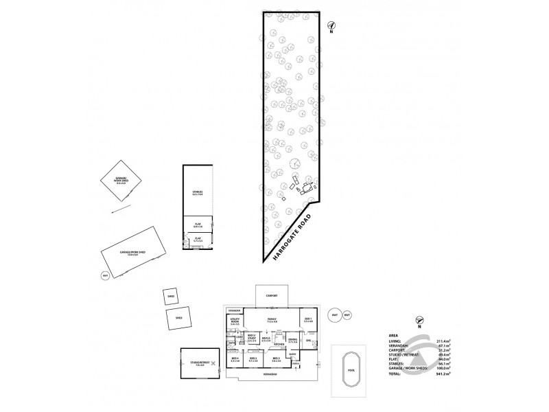 105 Harrogate Road, Brukunga SA 5252 Floorplan