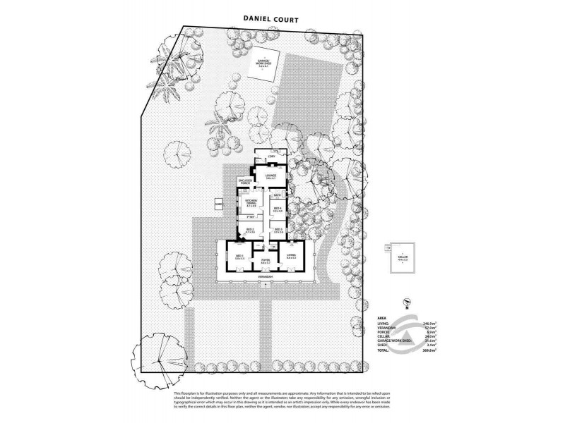 6 Daniel Court, Nairne SA 5252 Floorplan