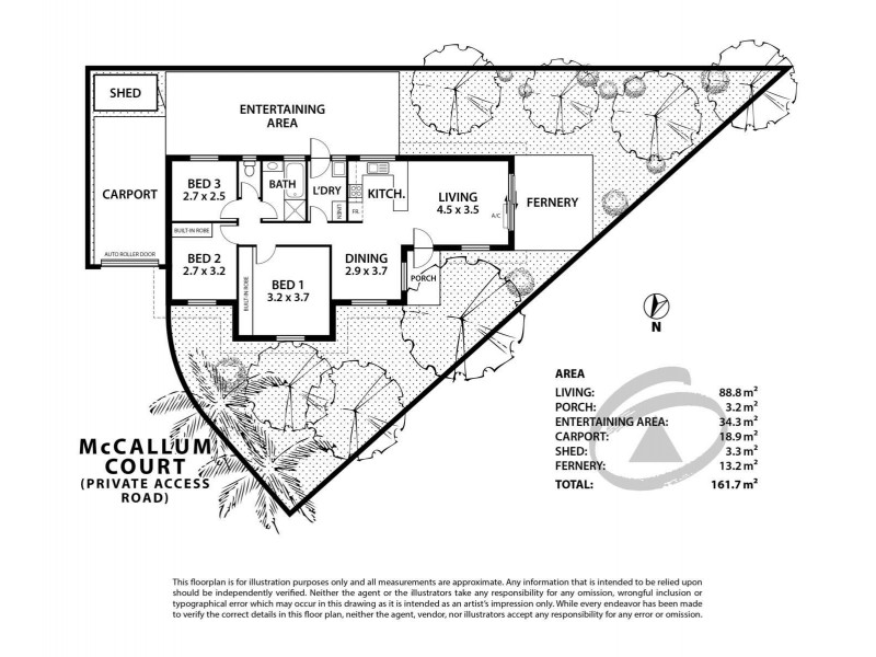 3/14 McCallum Court, Strathalbyn SA 5255 Floorplan