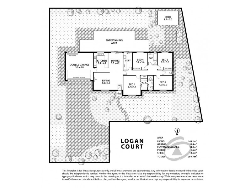 6 Logan Court, Strathalbyn SA 5255 Floorplan