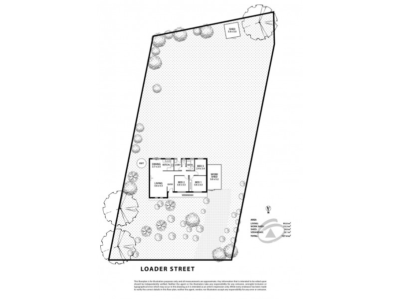 6 Loader Street, Kanmantoo SA 5252 Floorplan