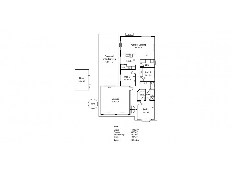 19 Strathford Way, Strathalbyn SA 5255 Floorplan