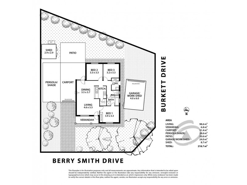 9a Berry Smith Drive, Strathalbyn SA 5255 Floorplan