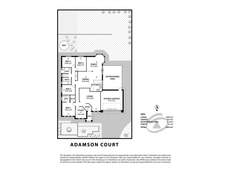 15 Adamson Court, Mount Barker SA 5251 Floorplan