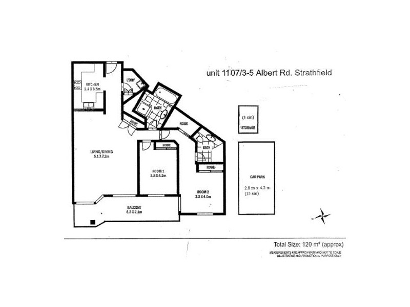 1107/5-7 Albert Road, Strathfield NSW 2135