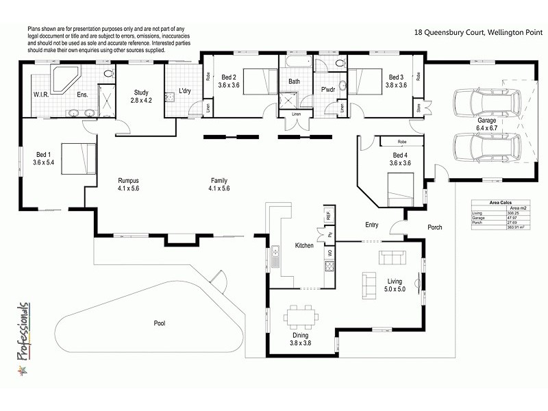 18 Queensbury Court, Wellington Point QLD 4160 Floorplan