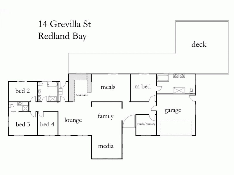 14 Grevillea Street, Redland Bay QLD 4165 Floorplan