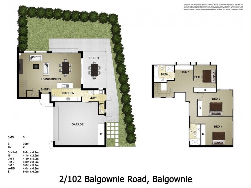 2/102 Balgownie Road, Balgownie NSW 2519 Floorplan