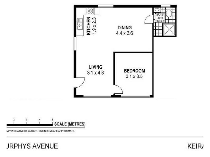 1/113 Murphys Avenue, Keiraville NSW 2500 Floorplan