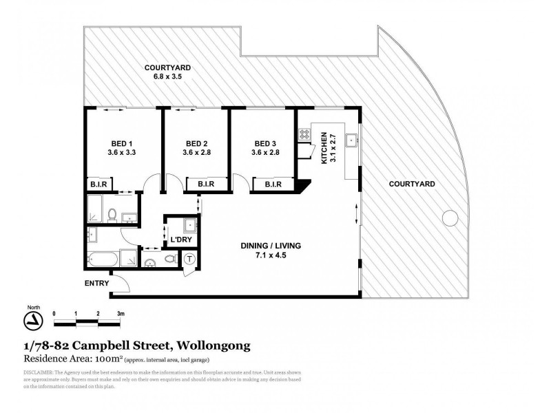 1/78-82 Campbell Street, Wollongong NSW 2500 Floorplan