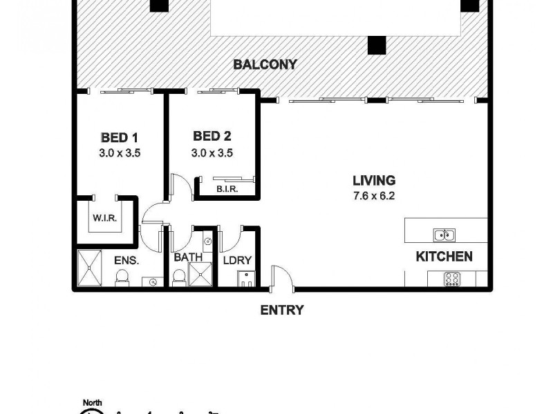 27/14-16 Virginia Street, North Wollongong NSW 2500 Floorplan