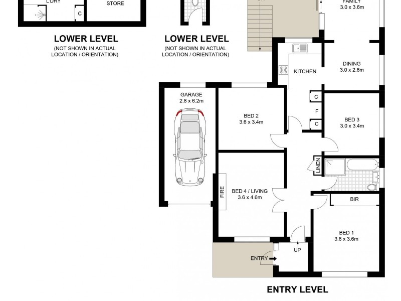 27 Northcliffe Drive, Lake Heights NSW 2502 Floorplan