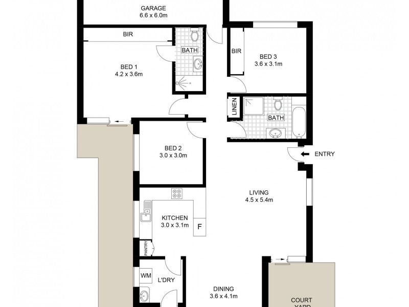 2/69 Midgley Street, Corrimal NSW 2518 Floorplan